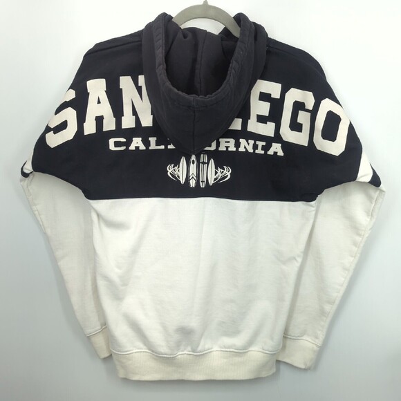 San Diego California Hoodie Unisex Small Black And White - Picture 5 of 10
